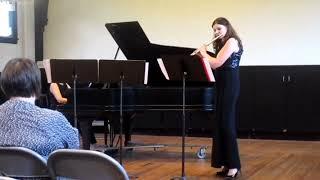 The Nightingale by A.Alyabiev, flute and piano