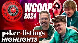 The Best hands of WCOOP 2024 Highlights: Part 1