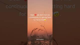 Dear ️ Dont Hurt Me | Think Up Spot