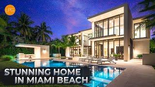 TOURING A $16,000,000 MODERN HOME WITH INCREDIBLE BAY VIEWS IN MIAMI BEACH | LUXURY HOME TOUR