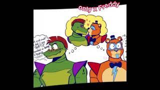 [#fnafsecuritybreach#monty#freddy #roxy#chica#foxy#bonnie]Monty x Freddy Roxy x chica foxy x bonnie