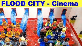 LEGO Real FLOOD CITY - PLANE Crash on TRAIN and DAM Collapse - DISASTER Action MOVIE ep 60