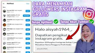 CARA MENAMBAH FOLLOWERS INSTAGRAM SECARA GRATIS TANPA APLIKASI