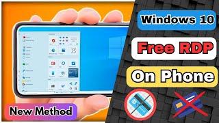 Free Windows 10 RDP on Mobile | Quick & Easy Setup Guide (2025)