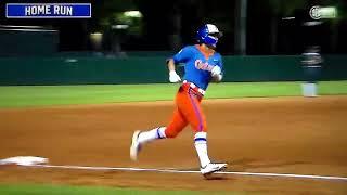 Florida softball's Hannah Adams hits home run vs. UCF