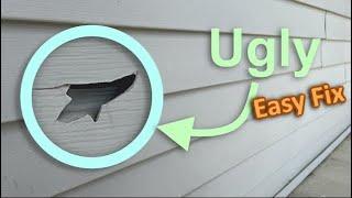 Quick Solution for Siding Cracks