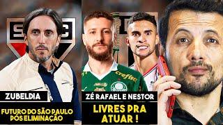 BASTIDORES DO SÃO PAULO: O QUE VAI ACONTECER DAQUI PRA FRENTE? ZÉ RAFAEL E NESTOR LIVRES PARA JOGAR!