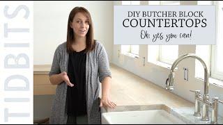 DIY Butcher Block Countertops - Oh, yes you can!