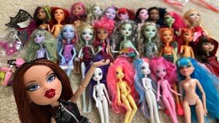 LIZZIE’S HUGE MONSTER HIGH FLEA MARKET HAUL- 20+ dolls! | Sunday Thrift Hauls