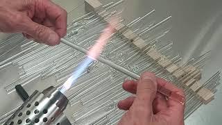 Scientific Glassblowing Training - "manipulation practise" - gather