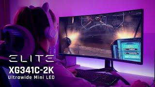 ViewSonic Gaming | ELITE XG341C-2K Mini LED Gaming Monitor - Lose yourself in the game.