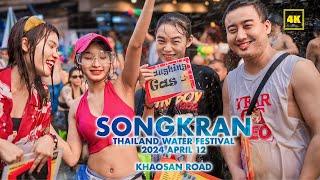 Songkran Water festival in Khao San Road(12 April 2024)