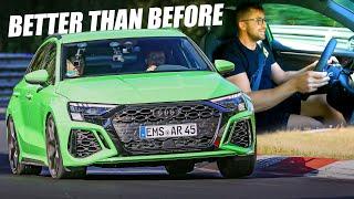 No More Audisteer?! New Audi RS3 (8Y) on the Nürburgring