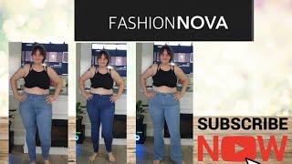 BRAND NEW #FASHIONNOVA JEAN HAUL 10/10  ️  #plussize #fashionnovahaul #fashionnovacurve #review