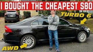 I BOUGHT The CHEAPEST Big Body Volvo S80 In The COUNTRY *Sight Unseen*