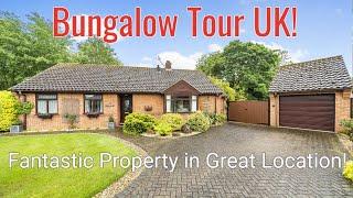 BUNGALOW TOUR UK Superb Corner Plot! For Sale: £340,000 Saham Toney, with Longsons estate agents.