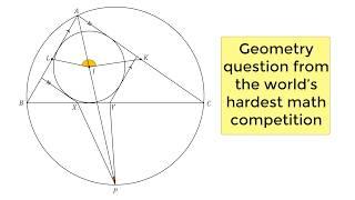 Geometry question to test the world's best math students (IMO 2024 problem 4)