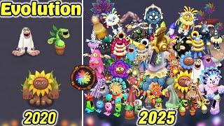 Light Island Evolution - Full Song - All Common, Rare & Epic Monsters | My Singing Monsters