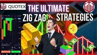 Quotex Zig Zag Indicator Trading Strategy | Binary option Trading Strategy