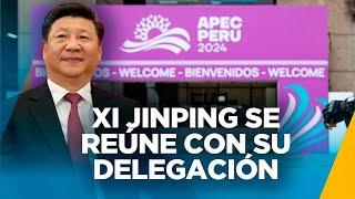 APEC 2024: XI JINPING SE REÚNE CON LA DELEGACIÓN CHINA