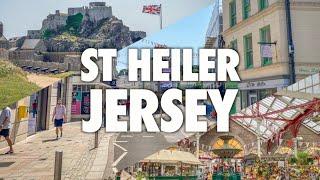 A DAY IN ST HEILER | Capital of JERSEY (Solo Travel Vlog) 4K