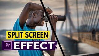 How to create a split screen Effect In Adobe Premiere Pro CC | Premiere Pro Tutorial | LearnPremiere