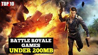 TOP 10 BEST BATTLE ROYALE GAMES UNDER 200MB FOR ANDROID IN 2020 | HIGH GRAPHICS | GAMES LIKE PUBG