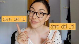 POLITE FORM IN ITALIAN (dare del Lei vs dare del tu) | Learn Italian with Lucrezia