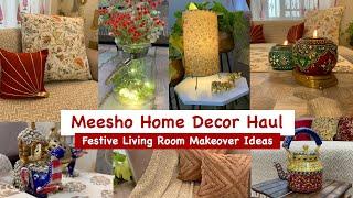 Meesho Home Decor Haul | Simplify Your Space with Festive Living Room Makeover Ideas Starting @Rs175