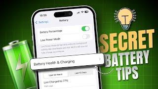 Secret iPhone Battery Health Tips and Tricks | Battery Health Hacks for iOS