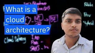 What is cloud architecture #datascience