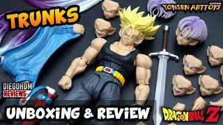 TRUNKS Tonsen Arttoys SH Figuarts Dragon Ball Z Unboxing e Review BR