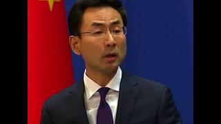 美军舰再穿越台湾海峡 耿爽：中方敦促美方慎重妥善处理好涉台问题