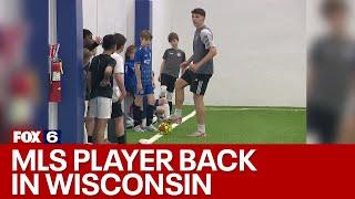 MLS player, Wisconsin native hosts youth soccer clinic | FOX6 News Milwaukee