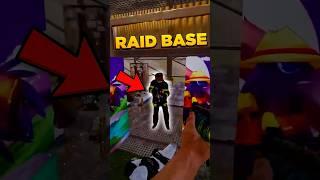 Going DEEP on a Raid Base   #qaixx #rust #shorts