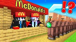 We Surived 100 Days in MCDONALDS in Minecraft