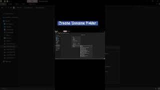 How to Create unnamed folder #unnamed folder #shorts