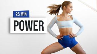 25 MIN POWER HIIT Workout - No Equipment, Home Workout to make you feel POWERFUL!