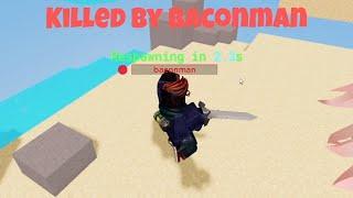 killing a kill-aura hacker in roblox bedwars