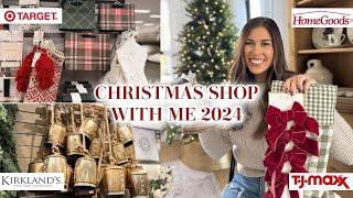 CHRISTMAS SHOP WITH ME & HAUL 2024 | Target, Kirklands, TJ Maxx, & HomeGoods