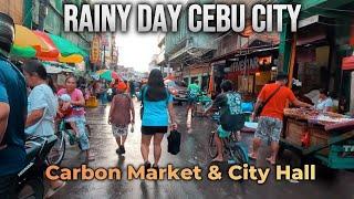 EXPLORING PART OF CEBU CITY UNDER THE HEAVY RAIN | Basilica del Santo Niño & Carbon Market