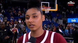 JuJu Watkins on clinching the BIG 10 title & beating UCLA | FOX Women's College Basketball