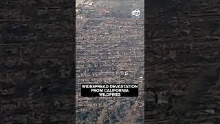 Video from helicopter shows devastation from California wildfires