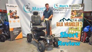 Baja Wrangler 2 - Short Review - Offroad All Terrain Mobility Scooter