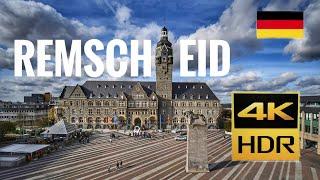 Remscheid City Tour -  2024 City Tour 4K Walking Germany  asmr city sounds