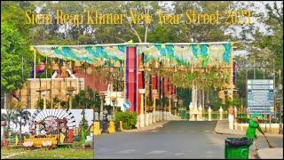 Siem Reap 2023 Street Explore  on Khmer New Year Preparing ! Khmer New Year 2023 Angkor Cambodia 4K