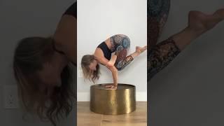 How to yoga flying pigeon arm balance pose #shortsvideo #ytshort #fitover40 #yoga #armbalance