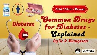 Common Drugs for Diabetes and How to Normalize Blood Sugar Levels -Explained by Dr. P. Murugesan!