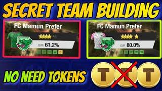 Secret to build a new or rebuild an old team without enough Tokens in Top Eleven 2025