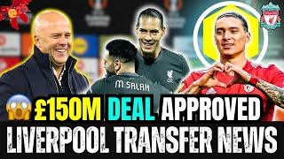  Liverpool Transfer NEWS: Van Dijk & Salah STAY + £150M Deal APPROVED!  #LIVERPOOL